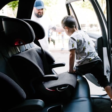 Clek Oobr High Back Booster Seat for Kids Safety Comfort