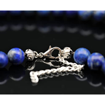 Natural Lapis Lazuli Beaded Choker - Healing Crystal Jewelry
