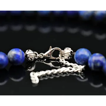 Natural Lapis Lazuli Beaded Choker - Healing Crystal Jewelry