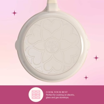 Paris Hilton Ceramic Nonstick Cookware Set - 10-Piece Elegance