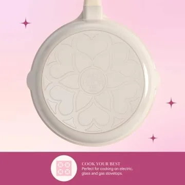 Paris Hilton Ceramic Nonstick Cookware Set - 10-Piece Elegance