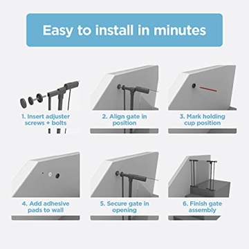 Perma Child Safety Clear Ultimate Baby Gate for Children