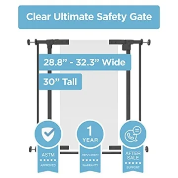 Perma Child Safety Clear Ultimate Baby Gate for Children