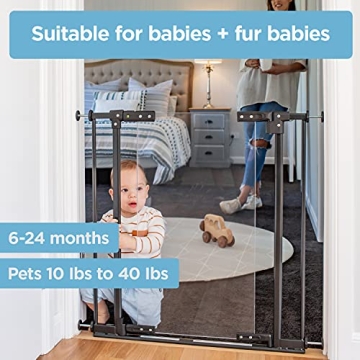 Perma Child Safety Clear Ultimate Baby Gate for Children