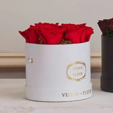 Elegant Preserved Roses Box - Lasts a Year