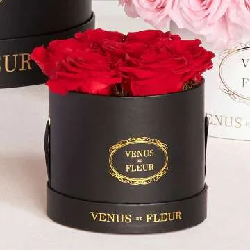 Elegant Preserved Roses Box - Lasts a Year