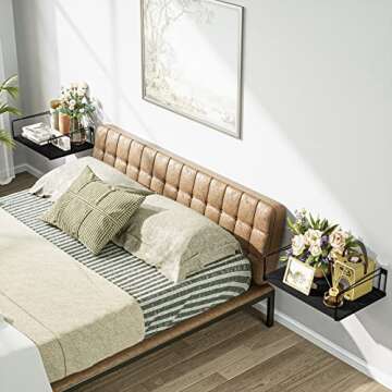 SRIWATANA Rustic Floating Shelves - Stylish Home Storage Solution