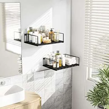 SRIWATANA Rustic Floating Shelves - Stylish Home Storage Solution