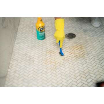 Zep Grout Cleaner - Effective Grout Whitener and Brush Set