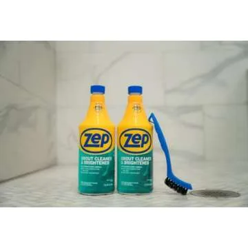 Zep Grout Cleaner - Effective Grout Whitener and Brush Set