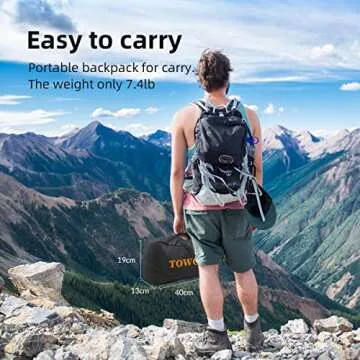 Towond 100 inch Projector Screen for Indoor and Outdoor Use