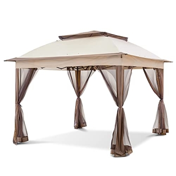 COOS BAY 11x11 Pop Up Gazebo Tent with Mosquito Netting