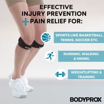 Bodyprox Patella Tendon Knee Strap for Pain Relief