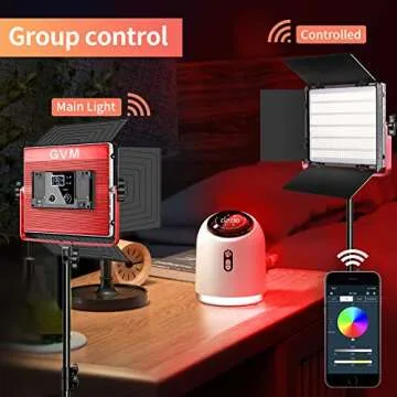 GVM RGB LED Video Light Kit for YouTube & Photography