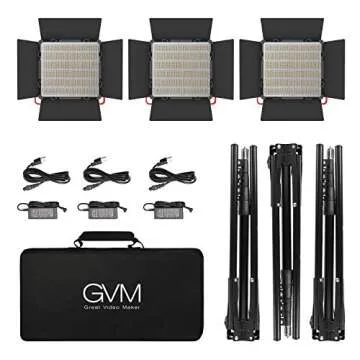 GVM RGB LED Video Light Kit for YouTube & Photography