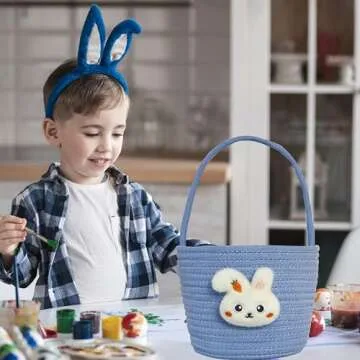 Easter Basket for Kids - Adorable Character Design