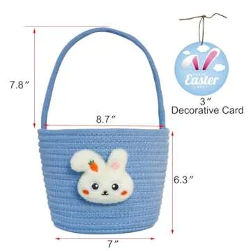 Easter Basket for Kids - Adorable Character Design