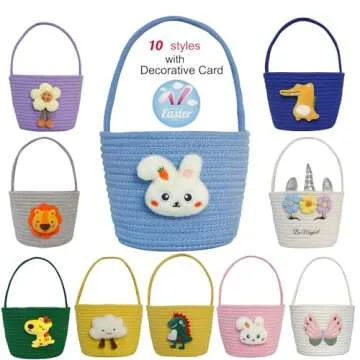Easter Basket for Kids - Adorable Character Design