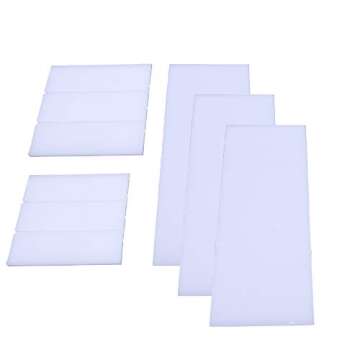 Silicone Loaf Soap Mold Dividers 40ounce Acrylic Partition Clapboard Rectangular White Mould DIY Handmade Swirl Making Tool