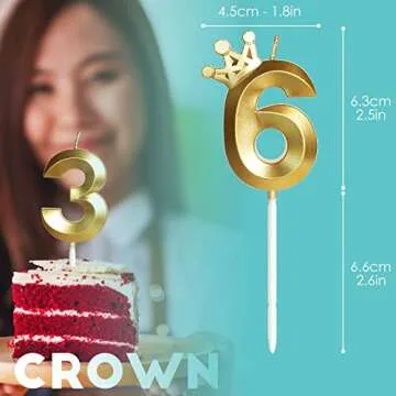 Crown Birthday Candles for Unforgettable Celebrations