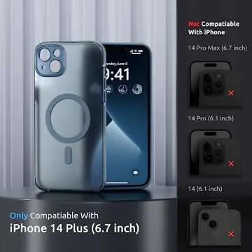 SURPHY iPhone 14 Plus Case with MagSafe Compatibility