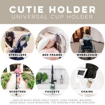 Ryan & Rose Cutie Holder Universal Silicone Organizer Taupe