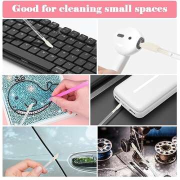 Shintop Disposable Lip Brushes - 100pcs Applicator Wands