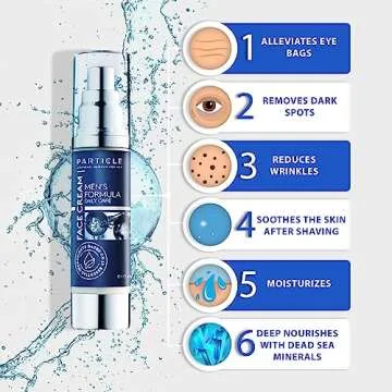 Particle Face Cream for Men 6-in-1 Anti-Aging Moisturizer