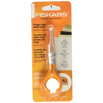 Fiskars 163050-1001 Fingertip Craft Knife: Precision Cutting Tool for Creative Projects