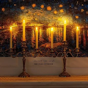 LED Wax Candles with Remote Control - Safe & Elegant
