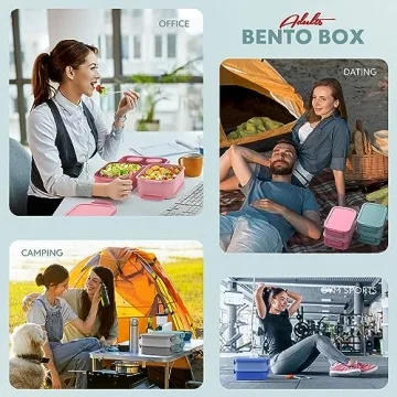 Jelife Extra-Large Stackable Bento Box for Meal Prep