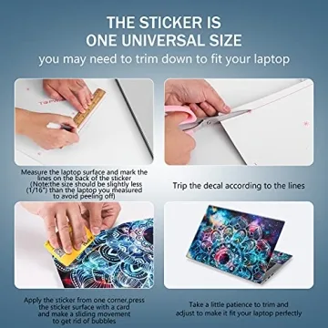 icolor Laptop Skin Sticker Decal - Universal Vinyl Skin Cover for Laptops