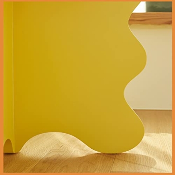 Stylish XBAOMING Pink Petal Coffee Table for Cozy Living