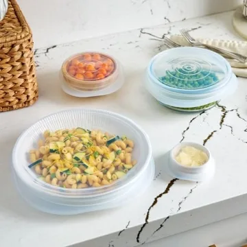 Stasher Silicone Stretch Lids for Eco-Friendly Food Storage