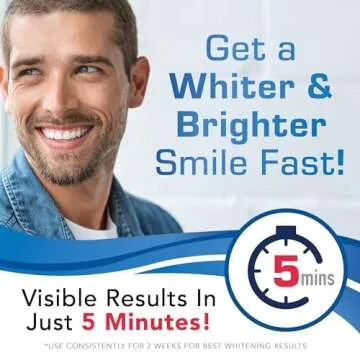 Plus White Whitening Kit - 5 Minute Speed Whitening Gel & Comfort Fit Mouth Tray - Professional Teet...