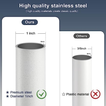 DIIG Adjustable Sliding Door Security Bar 17.7-50.5