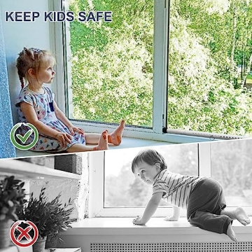 DIIG Adjustable Sliding Door Security Bar 17.7-50.5