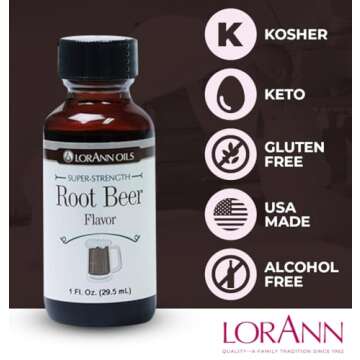 LorAnn Root Beer Flavoring for Baking and Candy Making