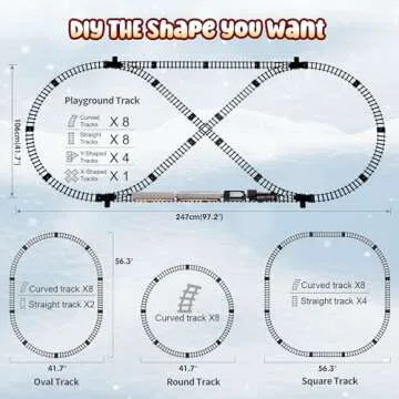 Hot Bee Train Set - Metal Toy Train for Christmas Fun!