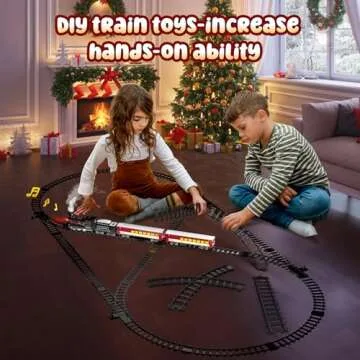 Hot Bee Train Set - Metal Toy Train for Christmas Fun!