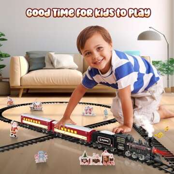 Hot Bee Train Set - Metal Toy Train for Christmas Fun!