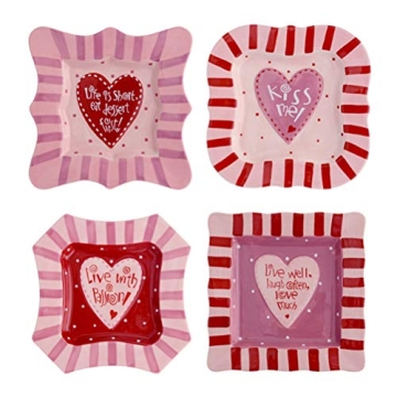 BESPORTBLE Heart Pattern Sauce Dish for Parties and Weddings