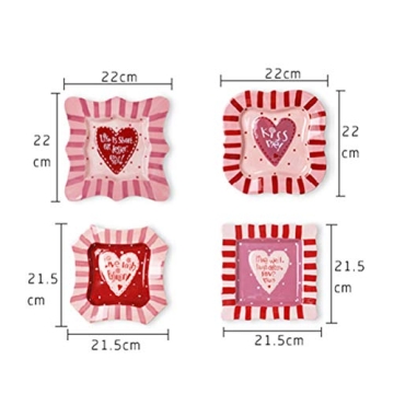 BESPORTBLE Heart Pattern Sauce Dish for Parties and Weddings