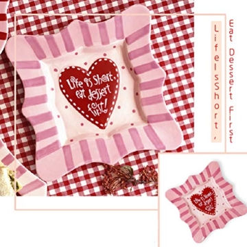 BESPORTBLE Heart Pattern Sauce Dish for Parties and Weddings