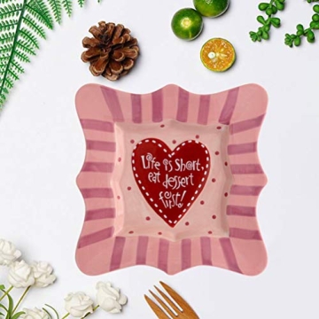 BESPORTBLE Heart Pattern Sauce Dish for Parties and Weddings