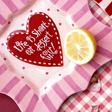 BESPORTBLE Heart Pattern Sauce Dish for Parties and Weddings