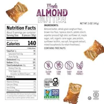 Quinn Gluten Free Almond Butter Pretzel Nuggets 5 Oz Pack of 4
