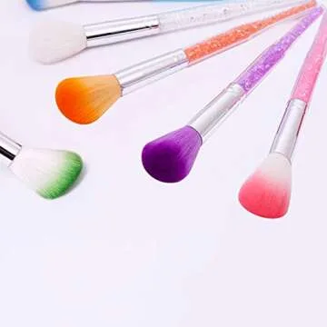 Beautifultracy 7-Piece Nail Art & Makeup Brush Set