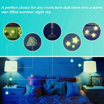 Aooyaoo Glow in The Dark Stars Wall Stickers - 452Pcs