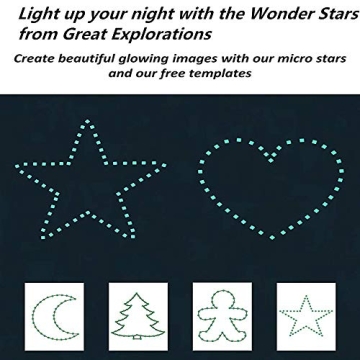 Aooyaoo Glow in The Dark Stars Wall Stickers - 452Pcs